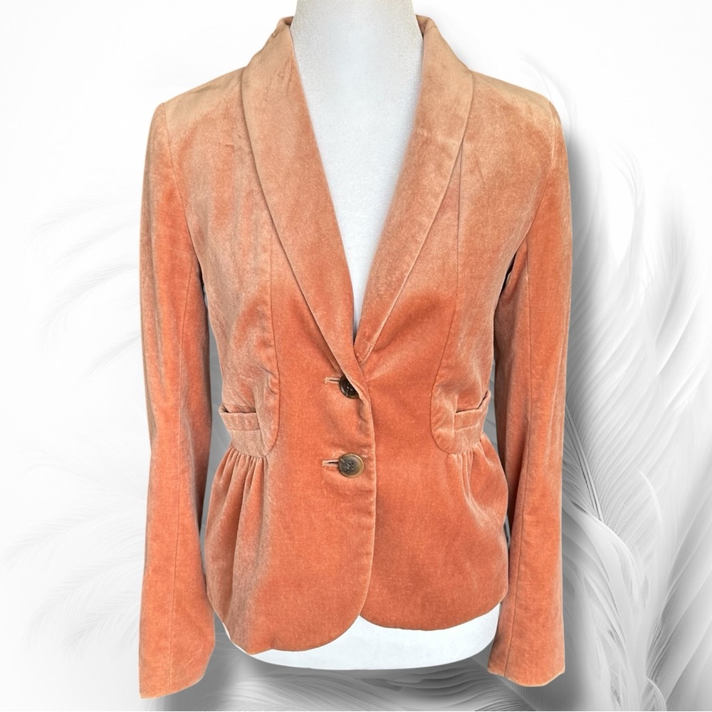 J. Crew Women's Eden Velvet Blazer Size 0